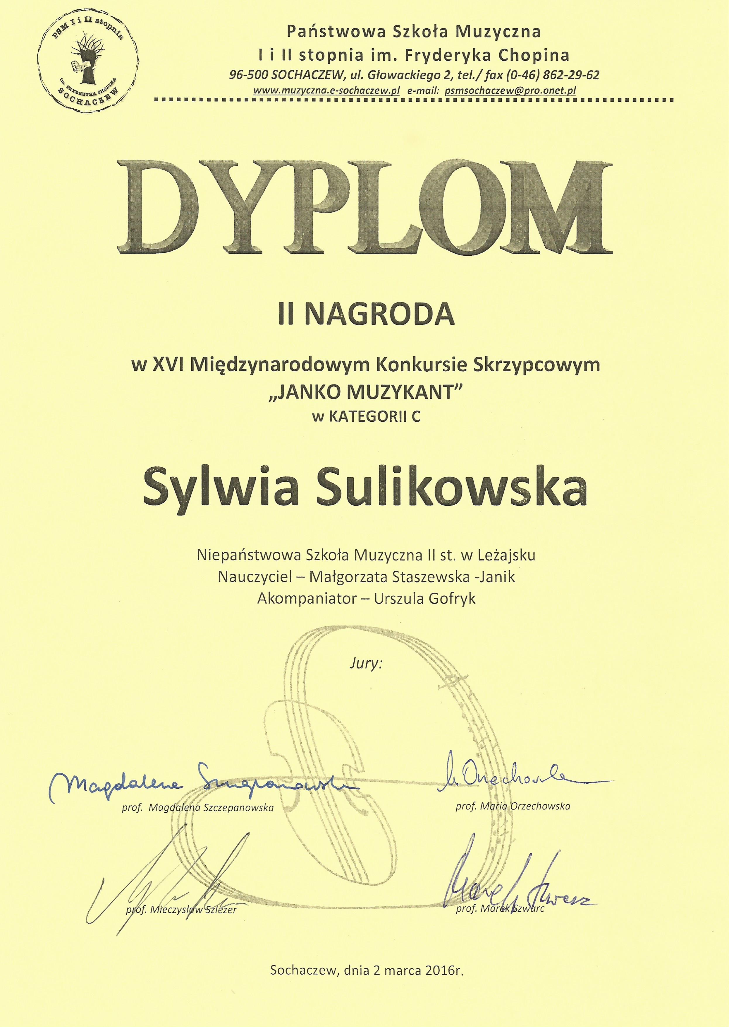 Sylwia Sulikowska - Sochaczew