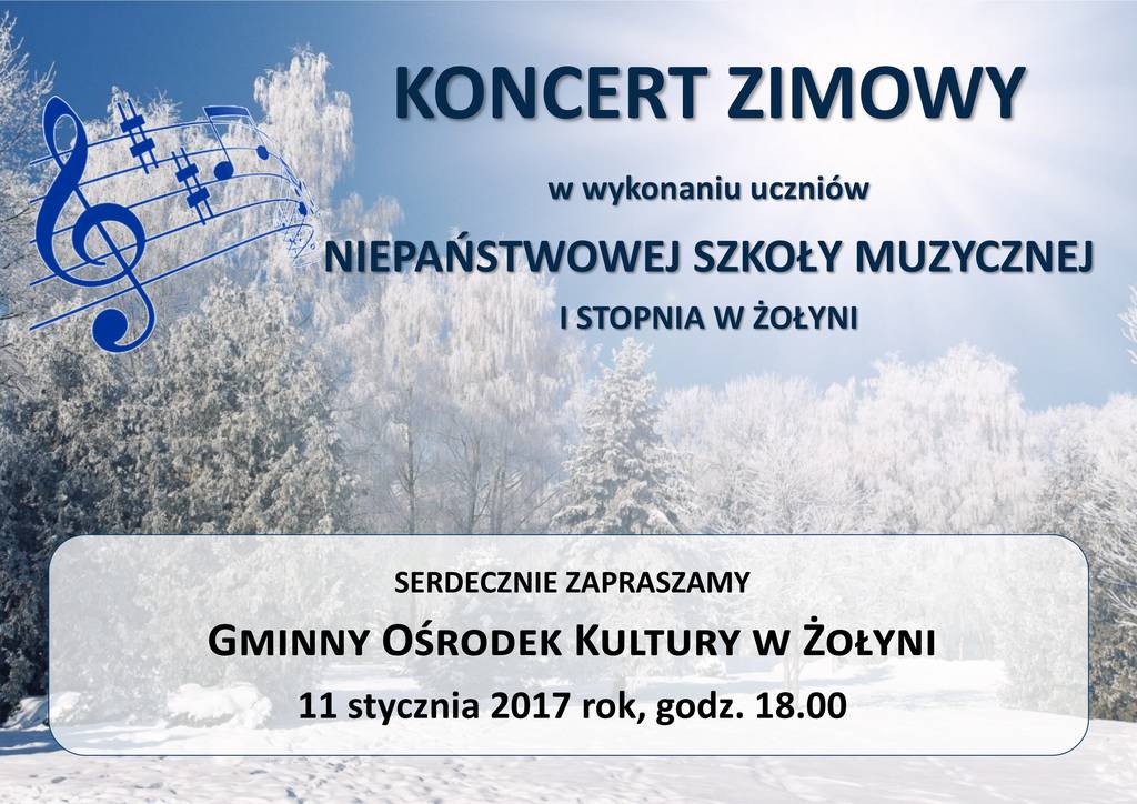 Koncert Zimowy w Żołyni