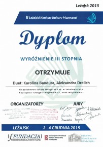 Duet: Aleksandra Drelich, Karolina Bandura