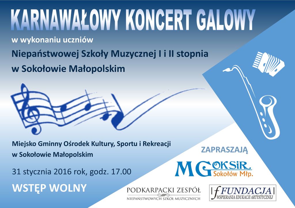 Karnawałowy Koncert Galowy 2016